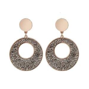 Boccadamo VIRGO Rose Gold  Earrings with Swarovski Pendant